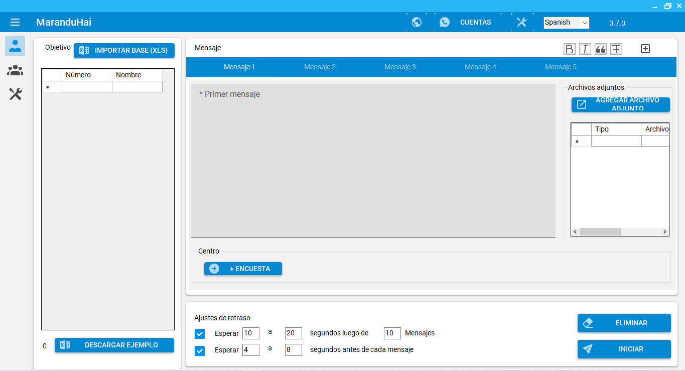 MENSAJERIA DE WHATSAPP
